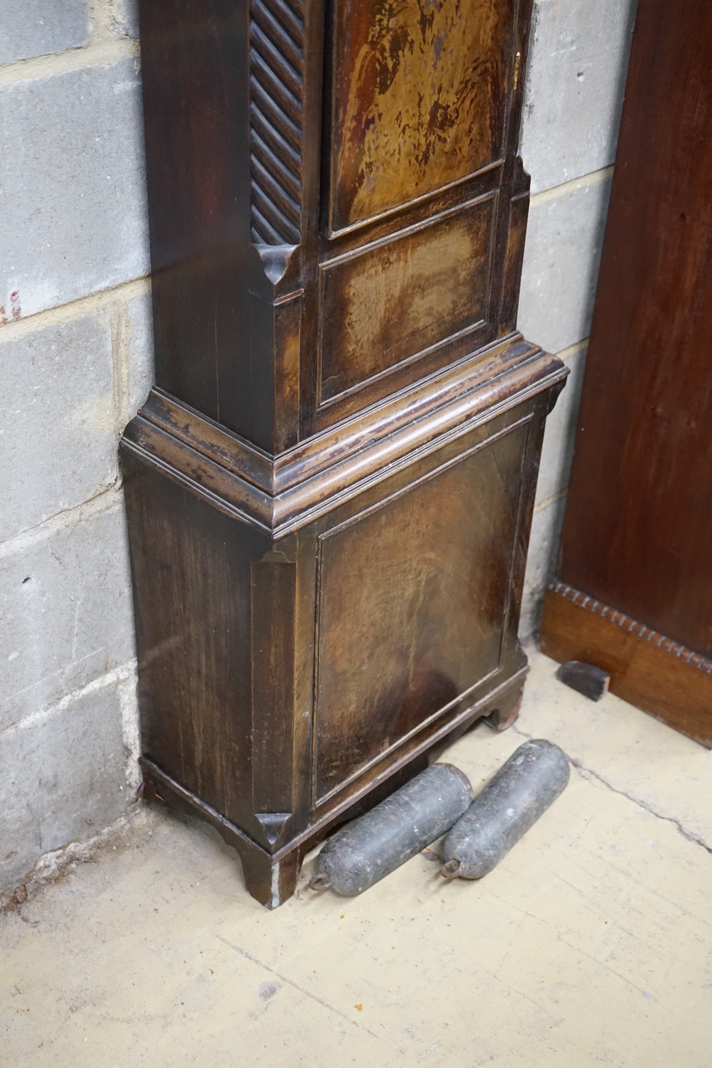 An early 19th century Irish mahogany 8 day longcase clock, marked James Bodkin, Donaghadee, height - Image 3 of 3