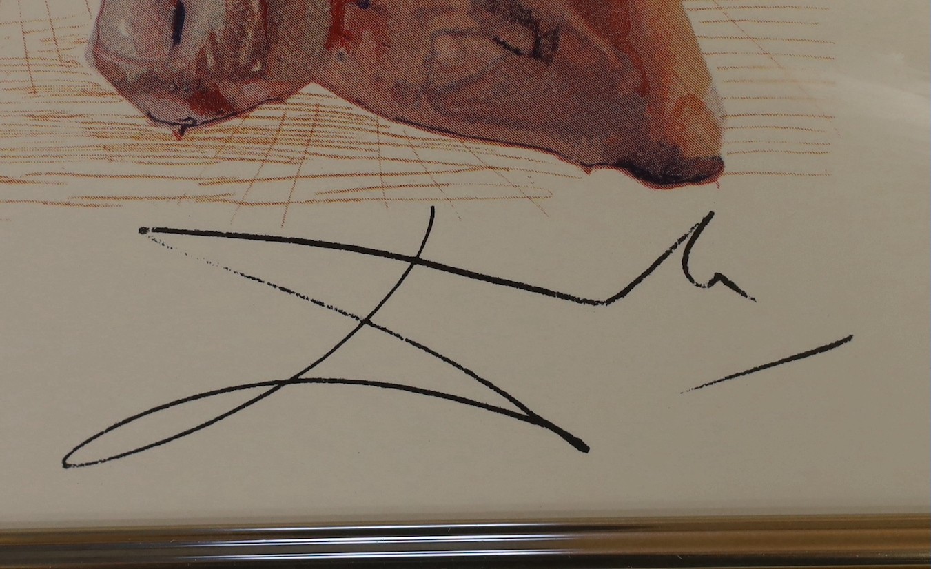 Salvador Dali, ‘Le Ultime parole di Virgilio’ (The Last Words of Virgil), wood engraving, Rives - Image 3 of 4