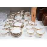 A Noritake tea and coffee set, pattern number 44318