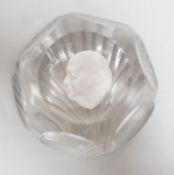 A Baccarat 'Churchill' sulphide glass paperweight