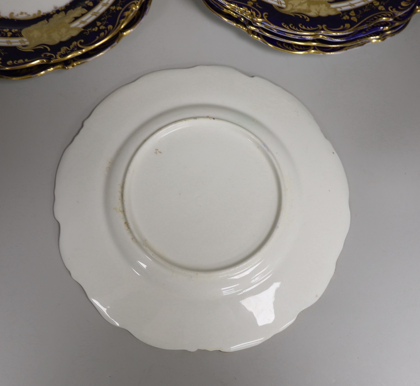 A Victorian bone china part dessert service - Image 6 of 6