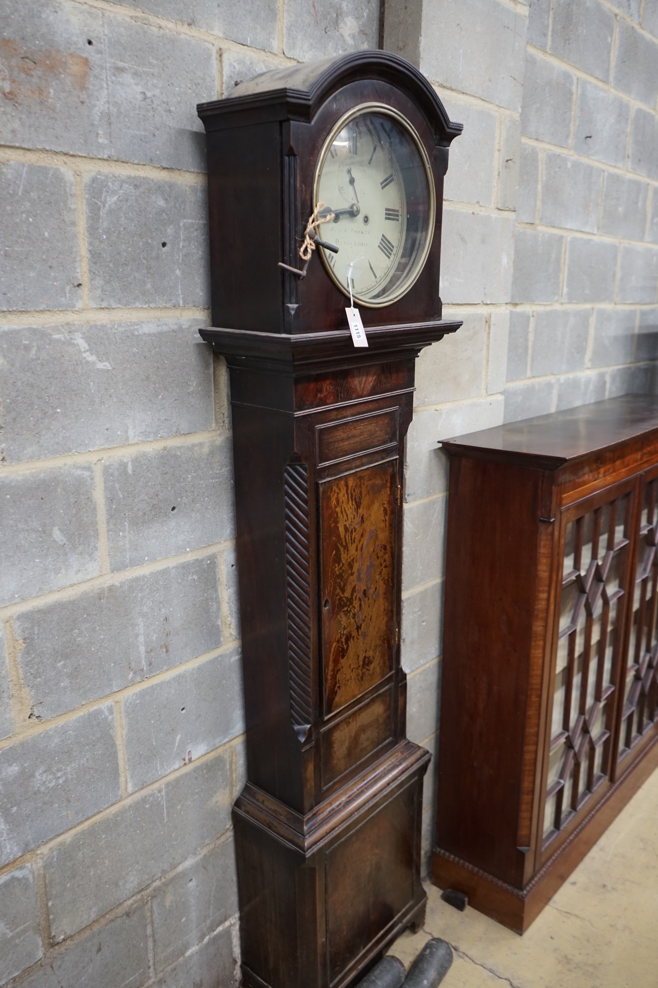 An early 19th century Irish mahogany 8 day longcase clock, marked James Bodkin, Donaghadee, height - Image 2 of 3