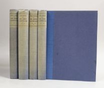 A set of four Sir John Vanbrugh volumes, limited edition,