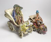 Two Italian Capo di Monte - type figural models