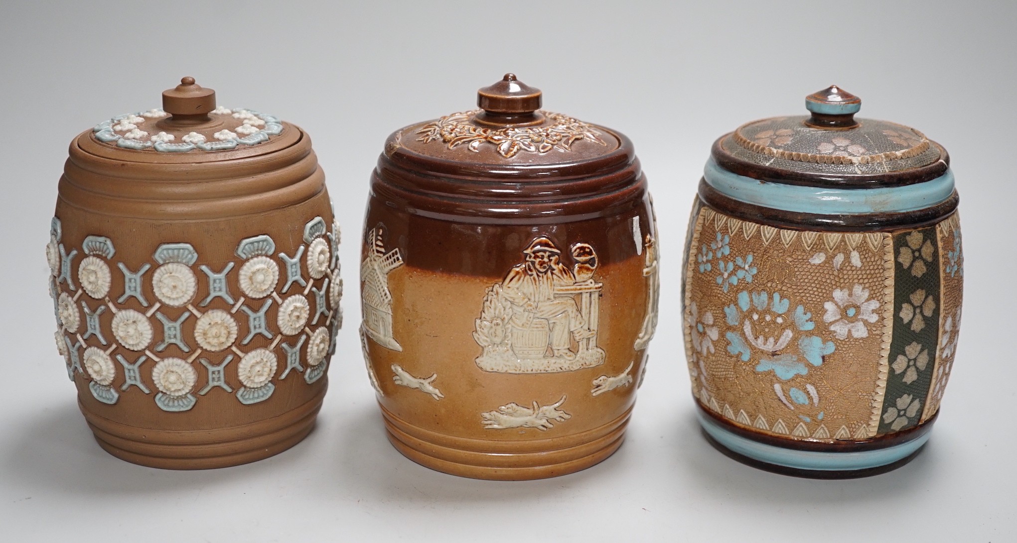 A quantity of Doulton stoneware tobacco jars and jugs - Image 2 of 10