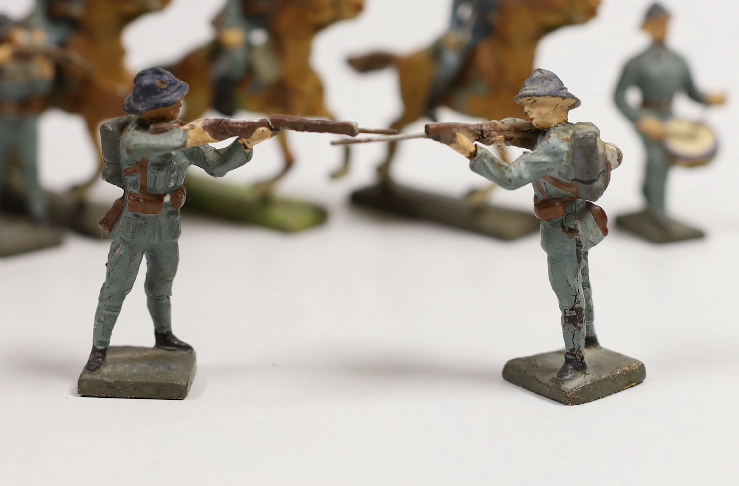 A group of Elastolin toy soldiers - Image 3 of 6