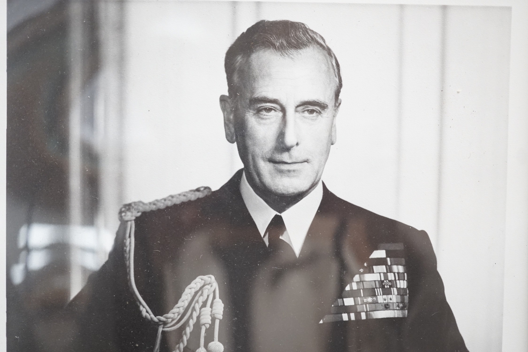 Lord Mountbatten of Burma, a signed photograph dated 1968 with dedication in gilt tooled Jarrolds - Image 3 of 3