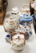 A quantity of teapots to include Dudson Brothers, Royal Albert, etc