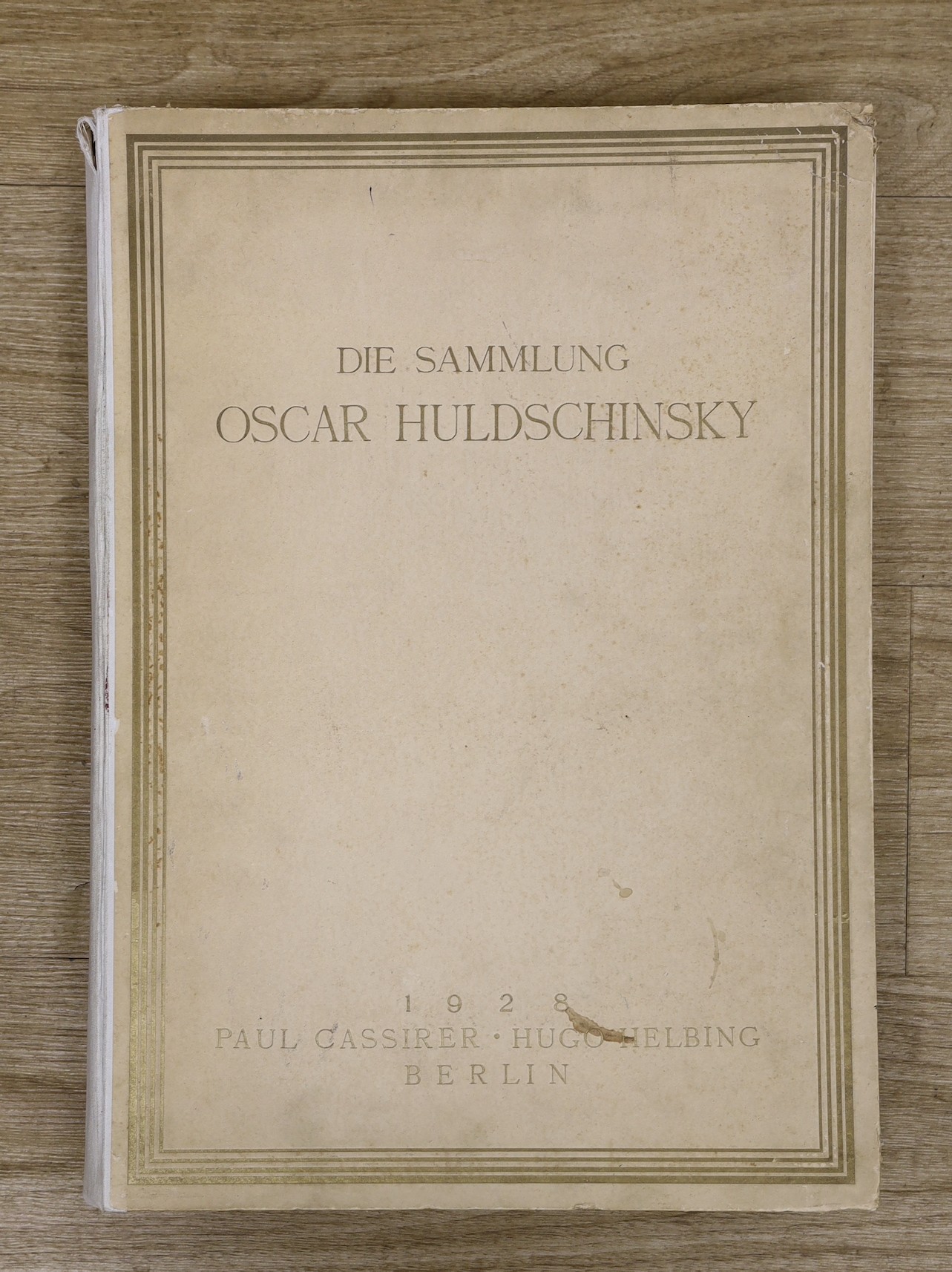 ° ° Book: Die Sammlung Oscar Huldschinsky 1928