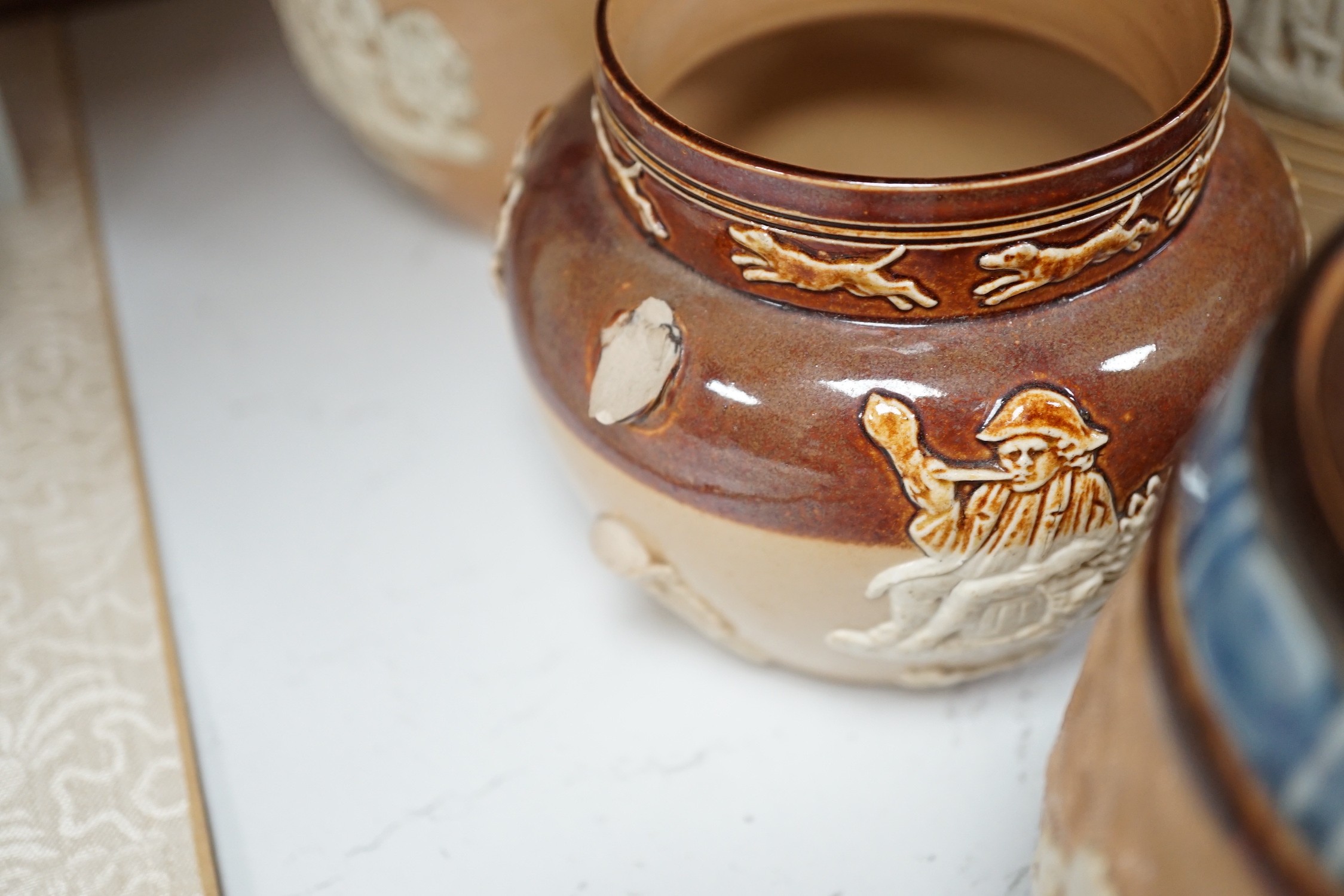 A quantity of Doulton stoneware tobacco jars and jugs - Image 9 of 10