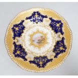 A 19th century Coalport cabinet plate, 23cm diameter