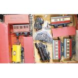 Hornby gauge 0 locomotives, rolling stock and accessories, and a boxed Hornby M-Series trainset,