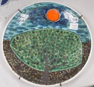 A large Poole pottery charger, 41cms diameter
