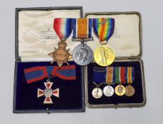 A Great War trio to Staff Nurse Williams, with cased Royal Red Cross and miniatures