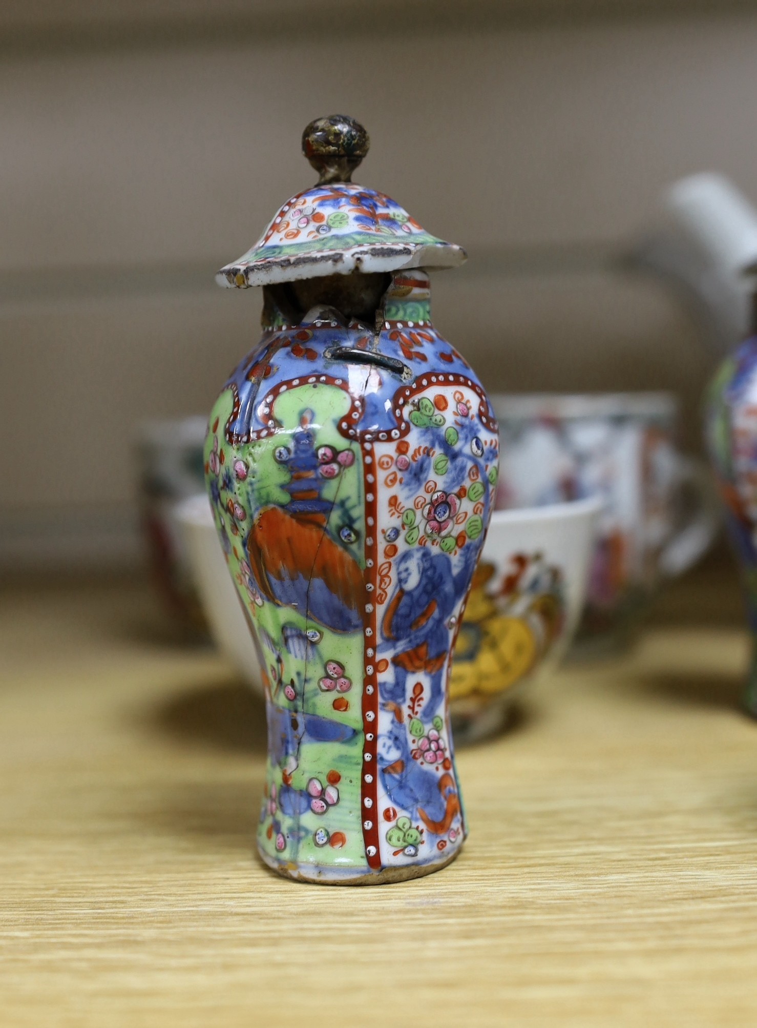 A collection of mixed Chinese export tableware, 18th century and later - Image 2 of 8