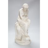 A Minton Parian figure, Solitude, issued by the Art Union of London, after the original by John