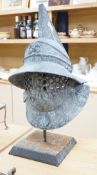 After the antique - a model of a Roman helmet, 53cm