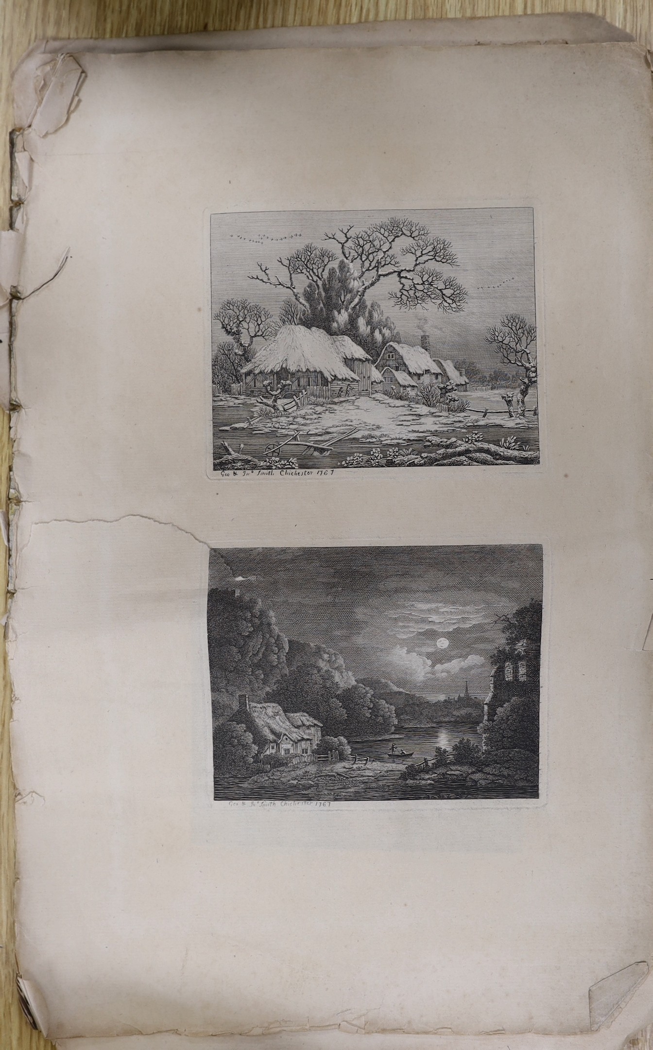 English School, 19th century, a group of 27 sheets of engravings of varying rural scenes, - Bild 3 aus 4