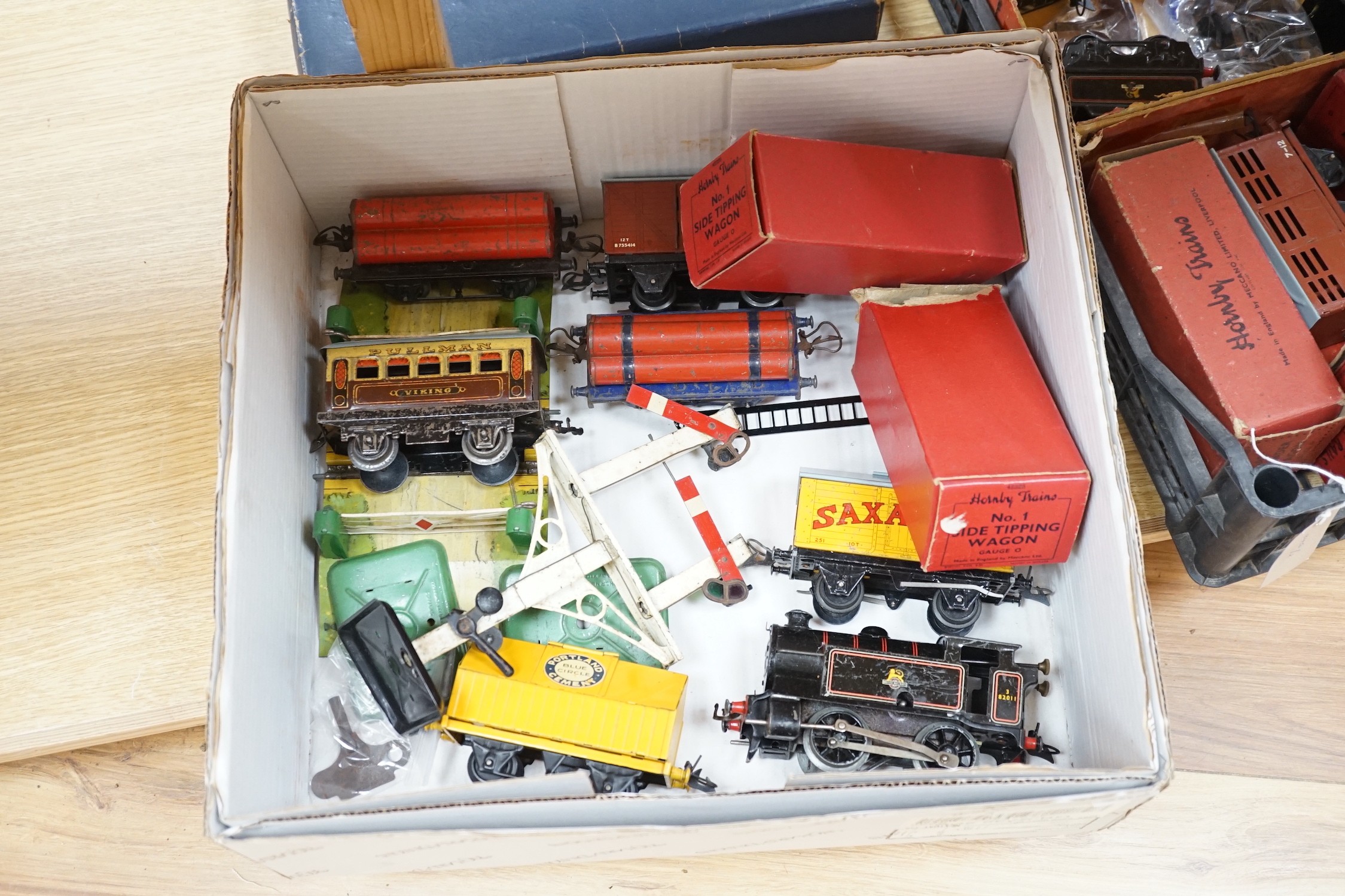 Hornby gauge 0 locomotives, rolling stock and accessories, and a boxed Hornby M-Series trainset, - Image 2 of 3