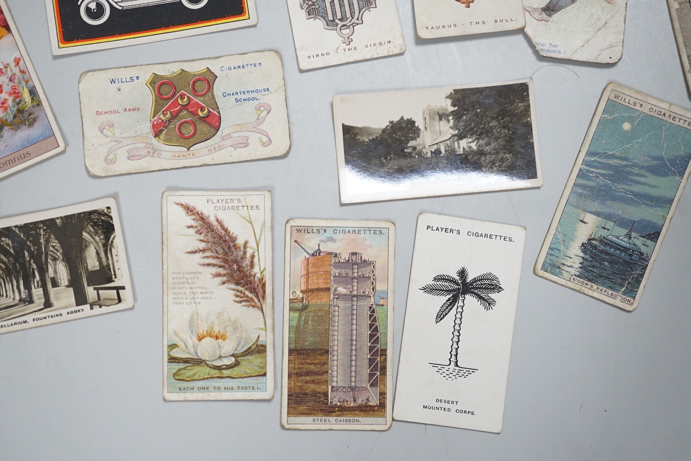 A large collection of mounted and loose cigarette cards - Image 3 of 7