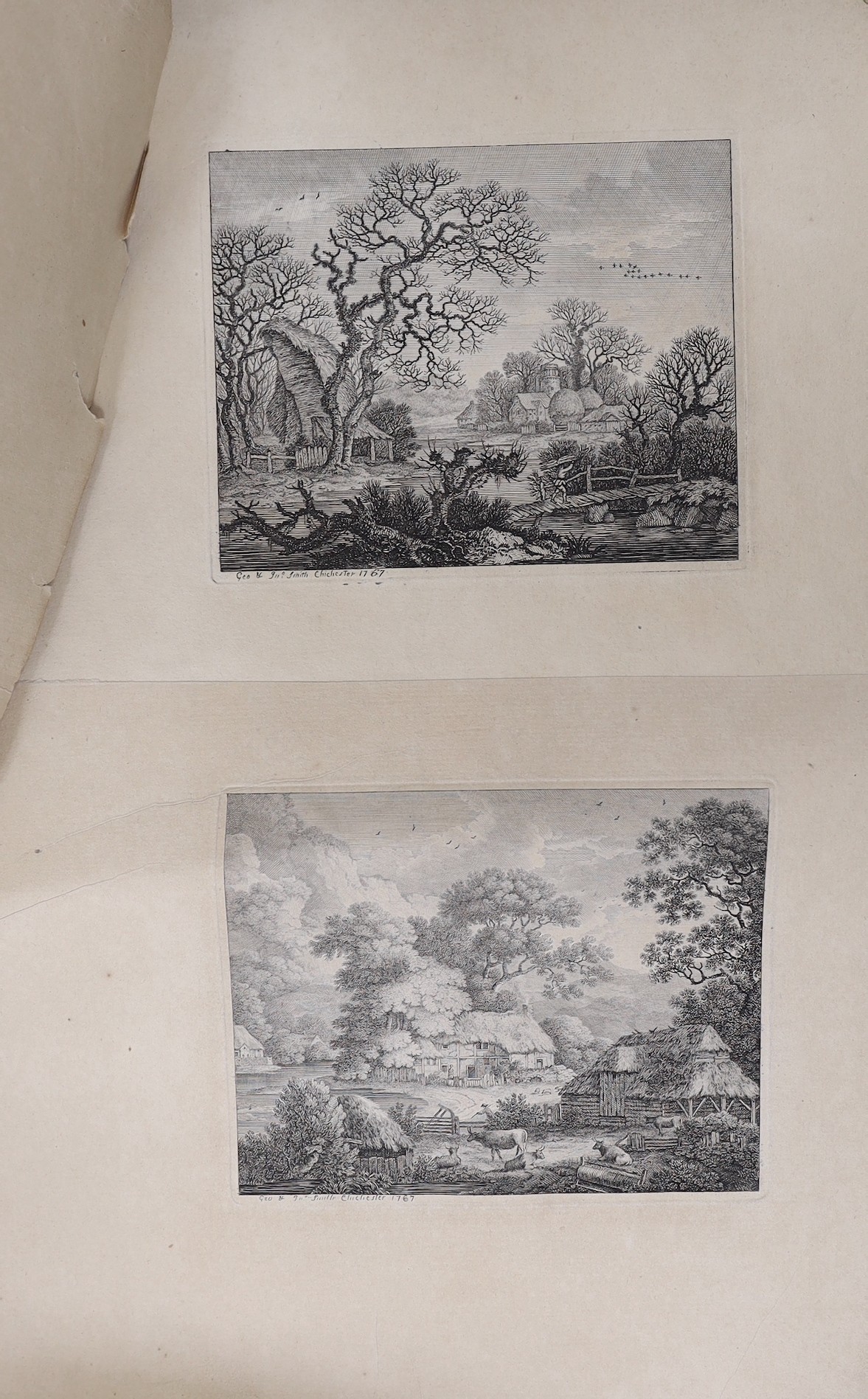 English School, 19th century, a group of 27 sheets of engravings of varying rural scenes, - Bild 4 aus 4