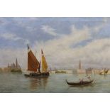 J.J. Weatherston, late 19th/early 20th century, oil on canvas, Venetian scene, signed and dated