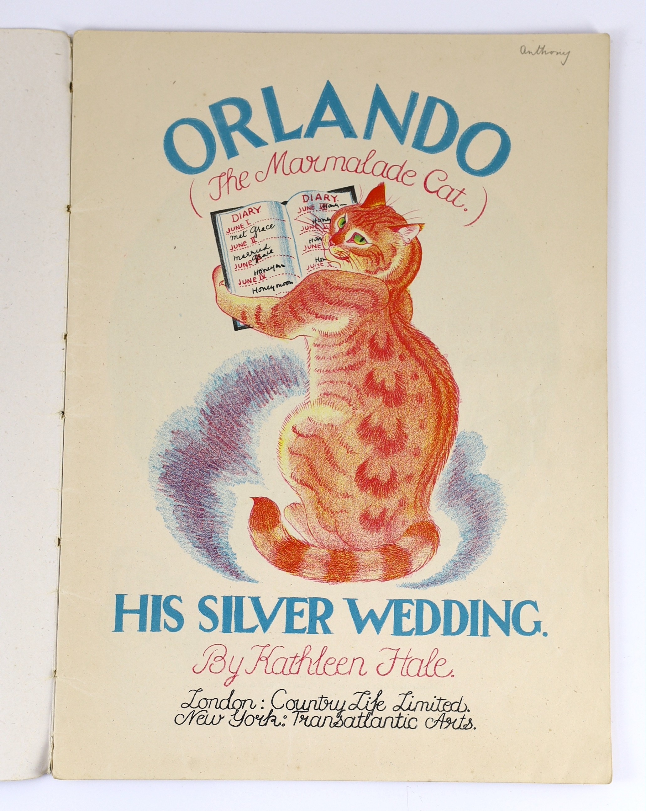 ° ° Hale, Kathleen - Orlando (the Marmalade Cat). Becomes a Doctor. First edition, coloured - Image 8 of 14