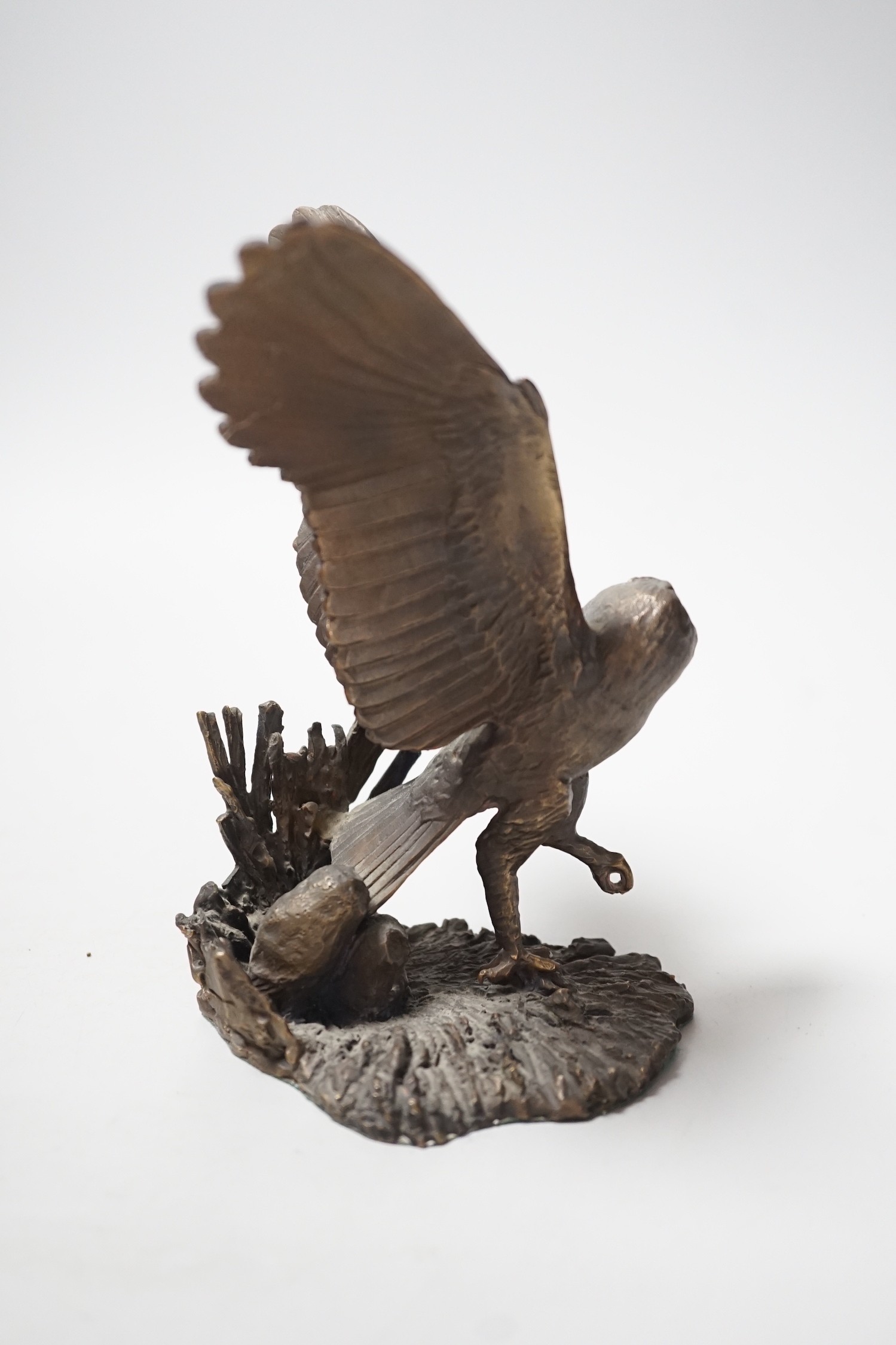 Paul Eaton - a limited edition bronze owl, signed and dated ‘91. Numbered 013. 16.5cm - Image 3 of 5