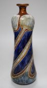 An Art Nouveau Doulton Lambeth vase by Frank Butler, 28.5cm