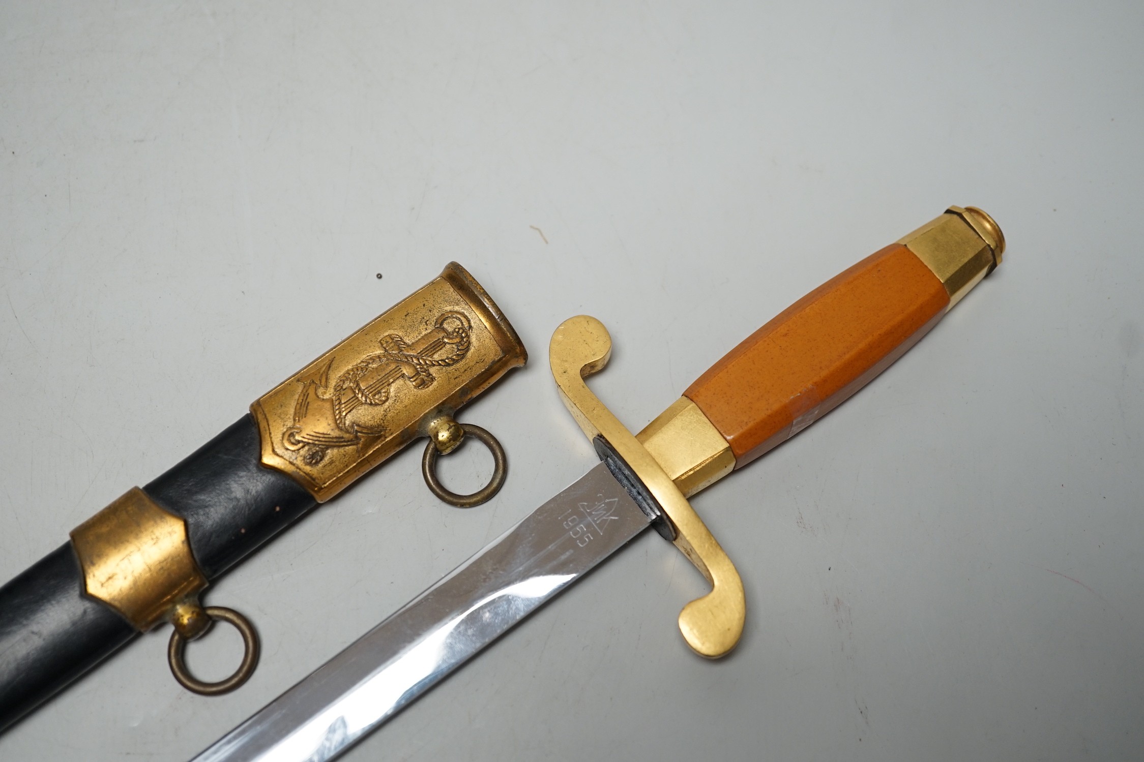 A USSR Soviet navy officer's dress dagger dated 1955 - Bild 2 aus 4