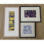 Karen Keogh, limited edition print, Battersea Power Station, 39/50, 34 x 10cm, a Sarah Young print