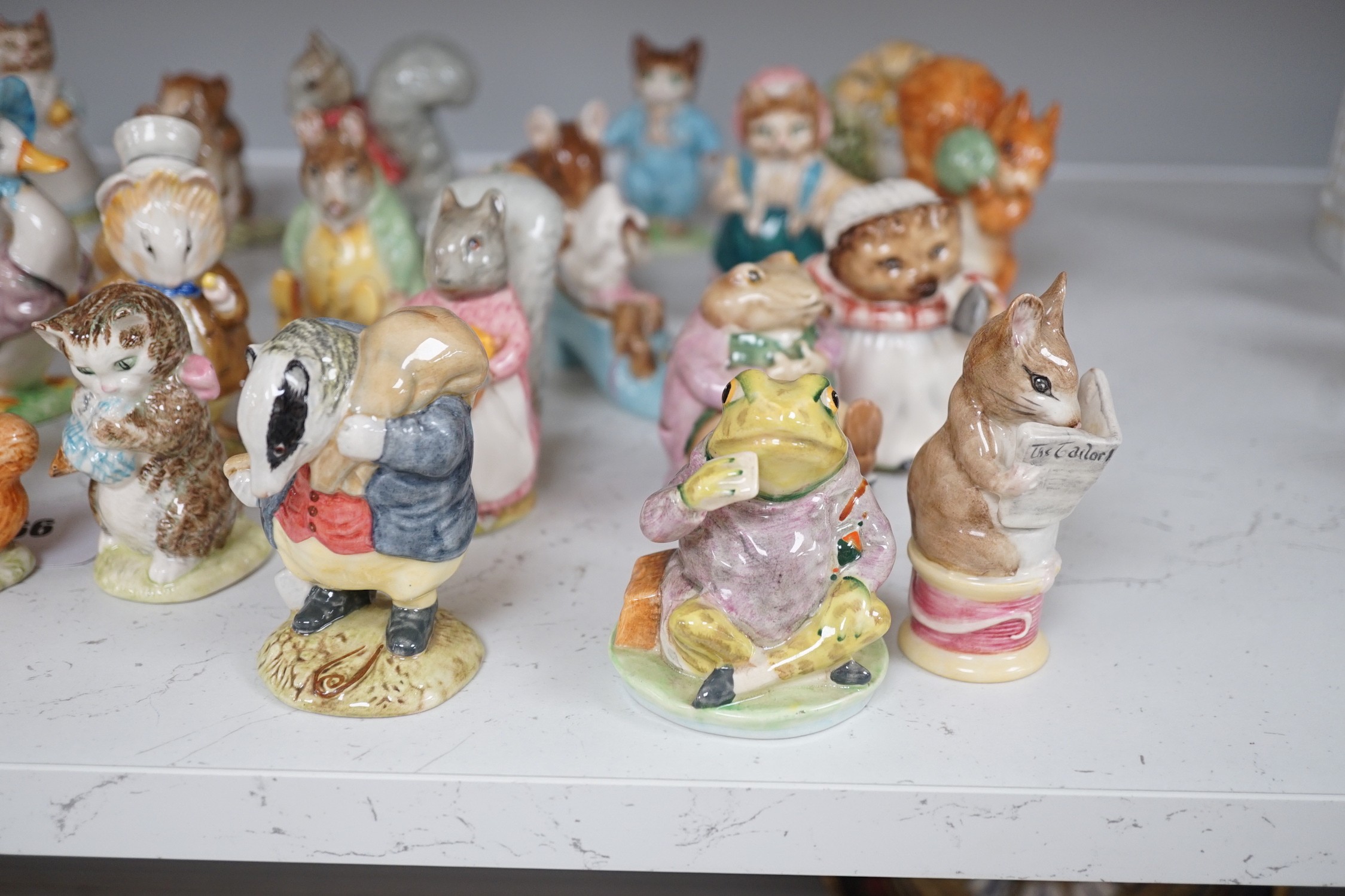 A collection of 24 Beswick Beatrix Potter porcelain animals - Image 2 of 9