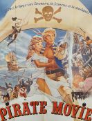 A large Pirate Movie film poster, 1982