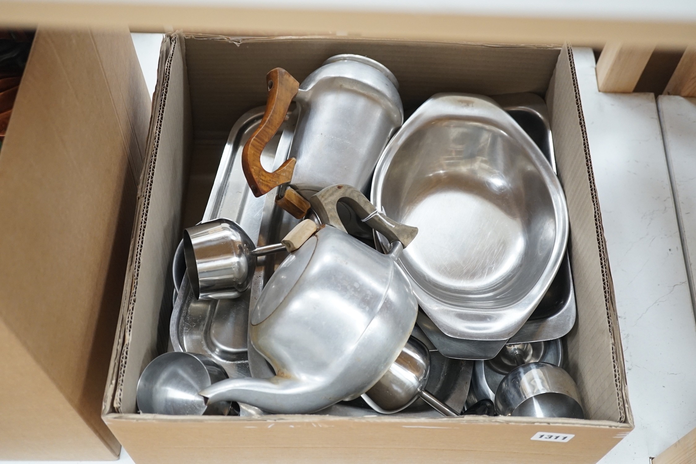 Various 1960's stainless steel wares including Danish and Piqcot ware - Image 2 of 5