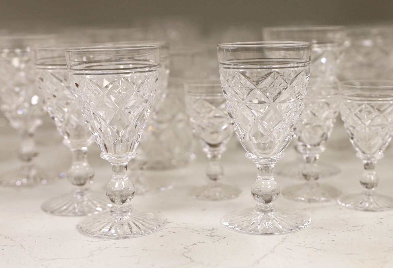 A suite of Stuart drinking glasses - Image 3 of 4