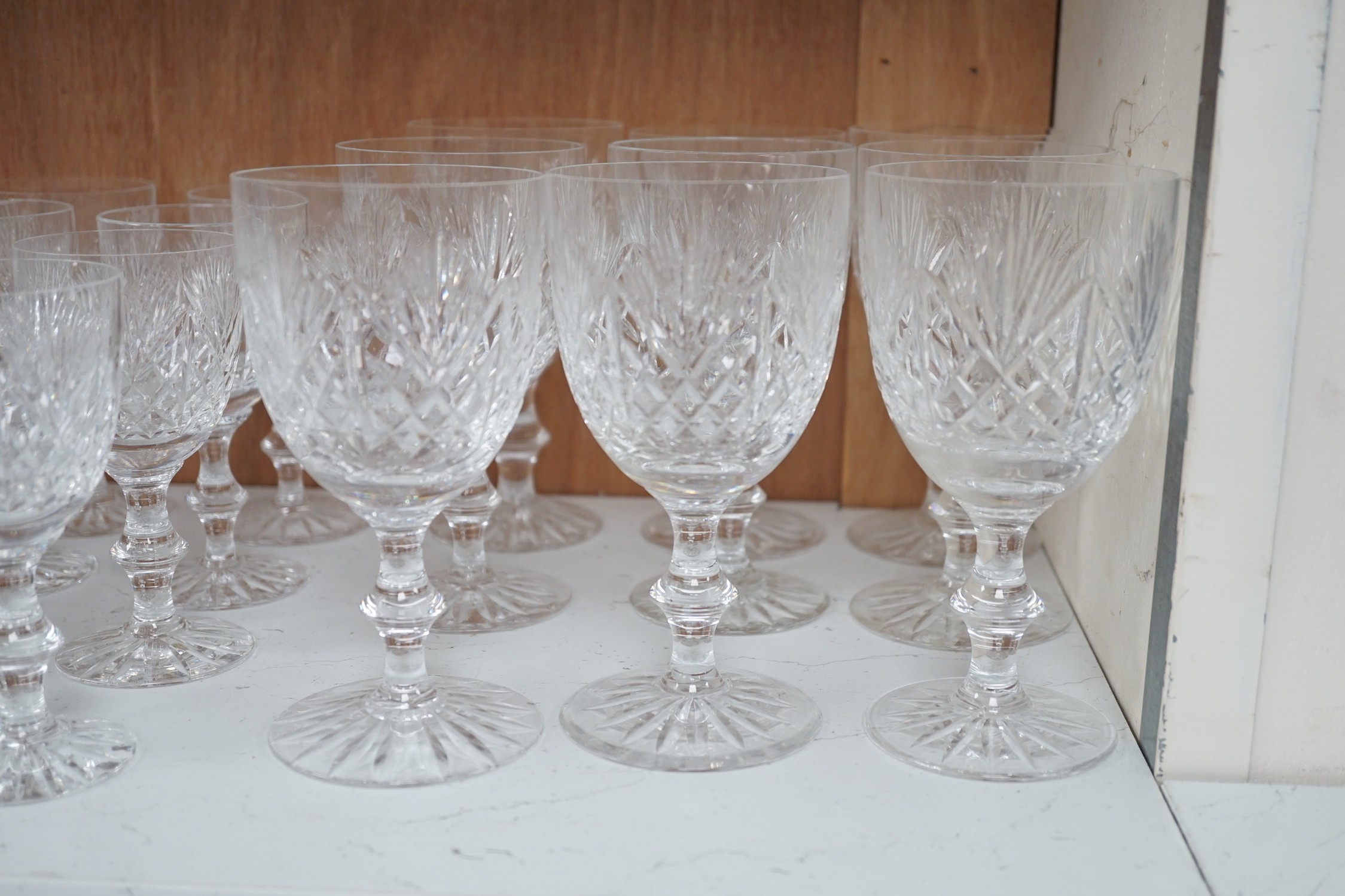 A part suite of Edinburgh Crystal wine glasses - Image 3 of 4