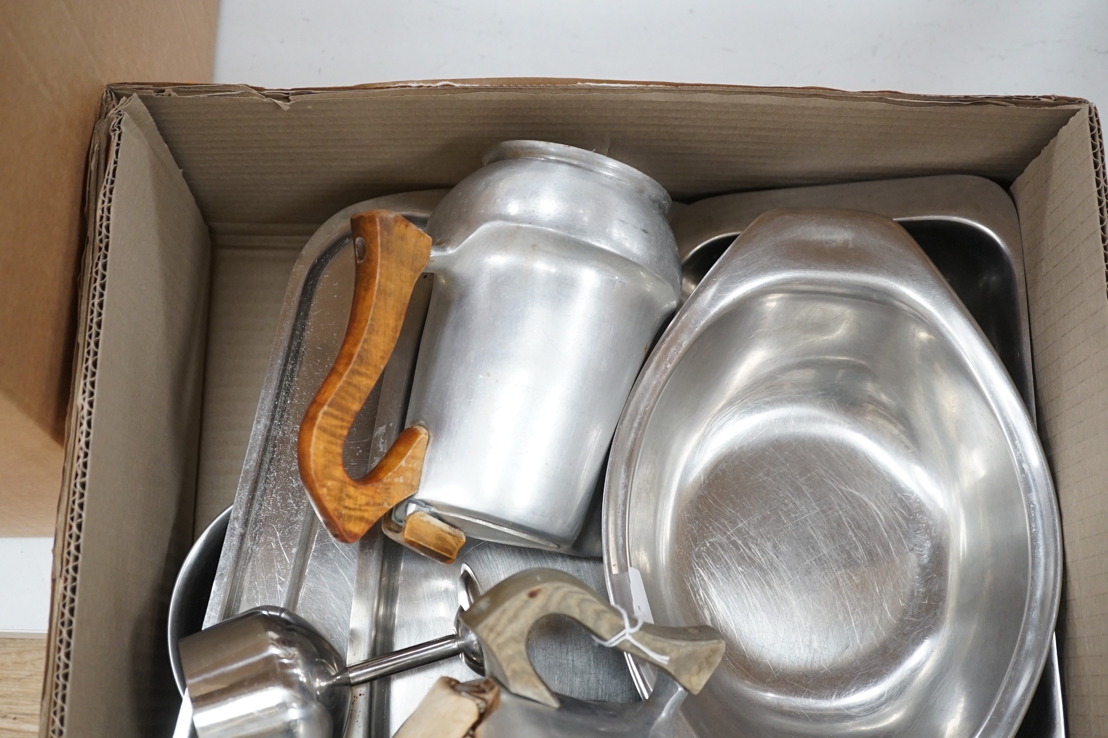 Various 1960's stainless steel wares including Danish and Piqcot ware - Image 3 of 5