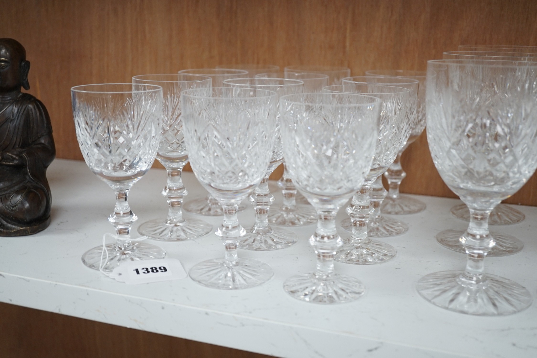 A part suite of Edinburgh Crystal wine glasses - Image 4 of 4