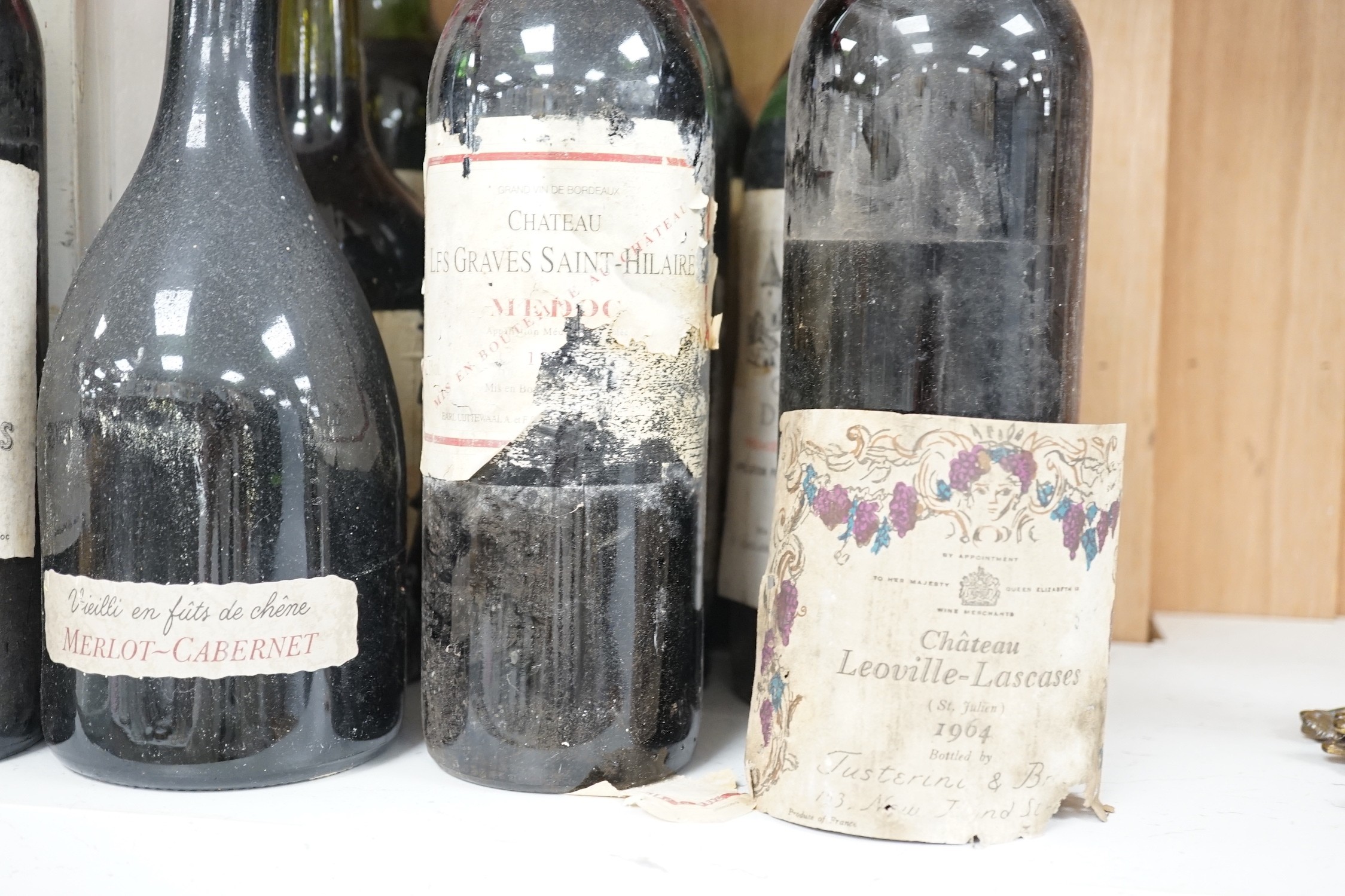 10 bottles of Claret to include Chateau La Tour Margaux 1971, Les Terrasses Occitanes Fitou 2003, - Image 2 of 3