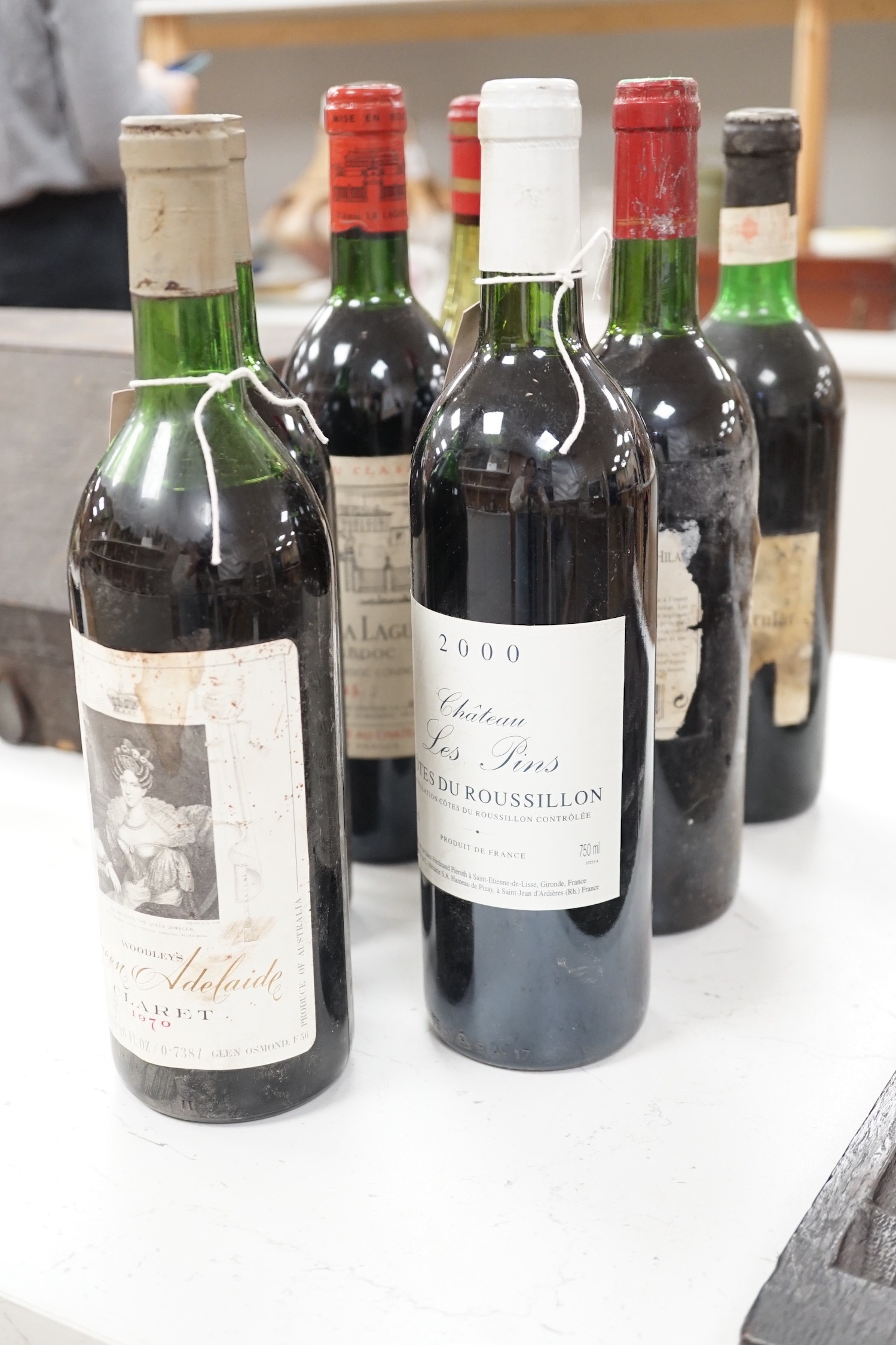 Seven various bottles of claret and others - Image 2 of 7