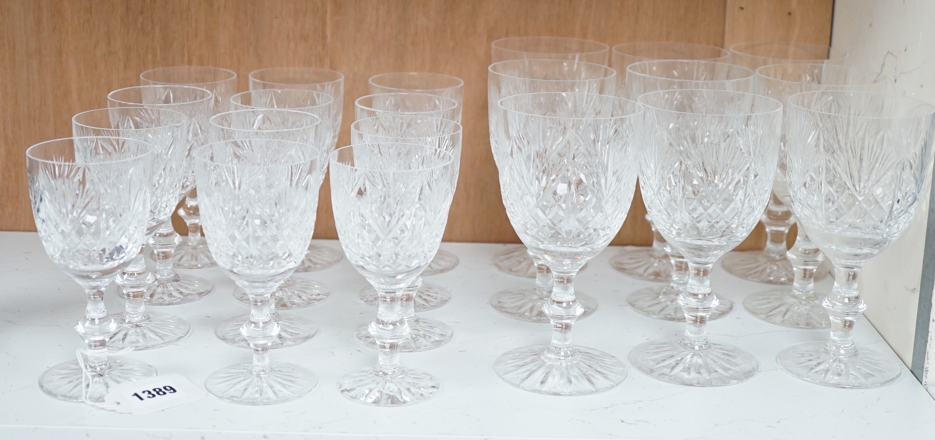 A part suite of Edinburgh Crystal wine glasses - Image 2 of 4