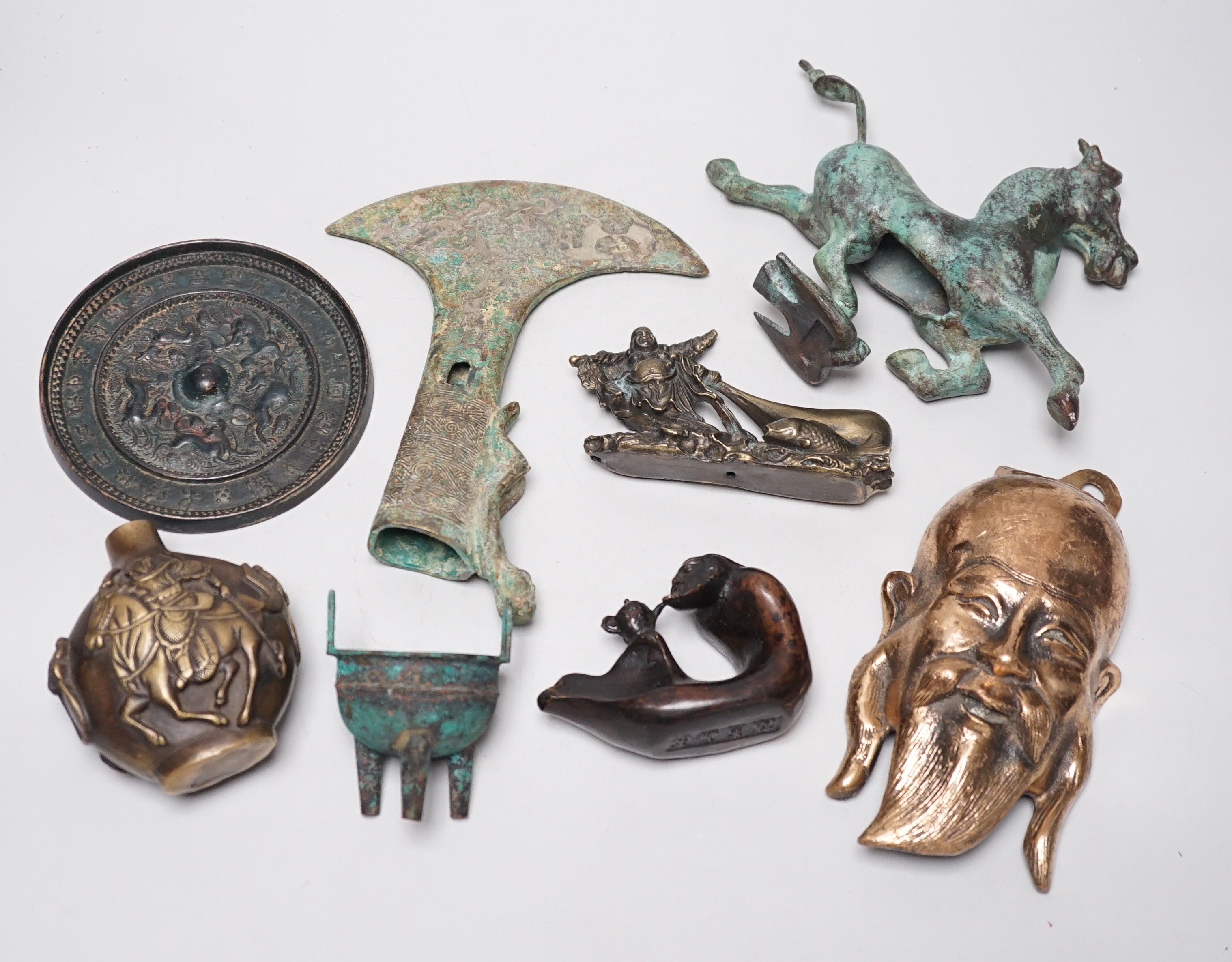 A group of archaistic Chinese bronzes