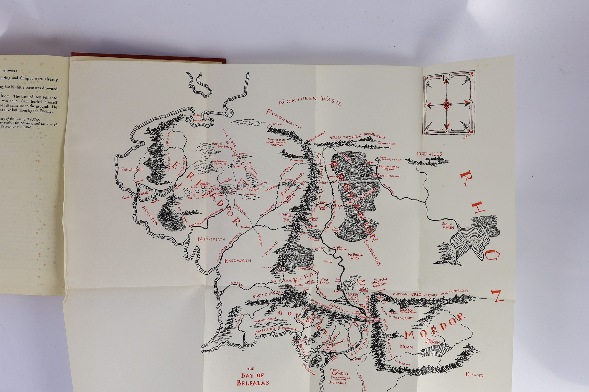 ° ° Tolkein, John Ronald Reuel - The Lord of the Rings trilogy; comprises: The Fellowship of the - Image 16 of 25