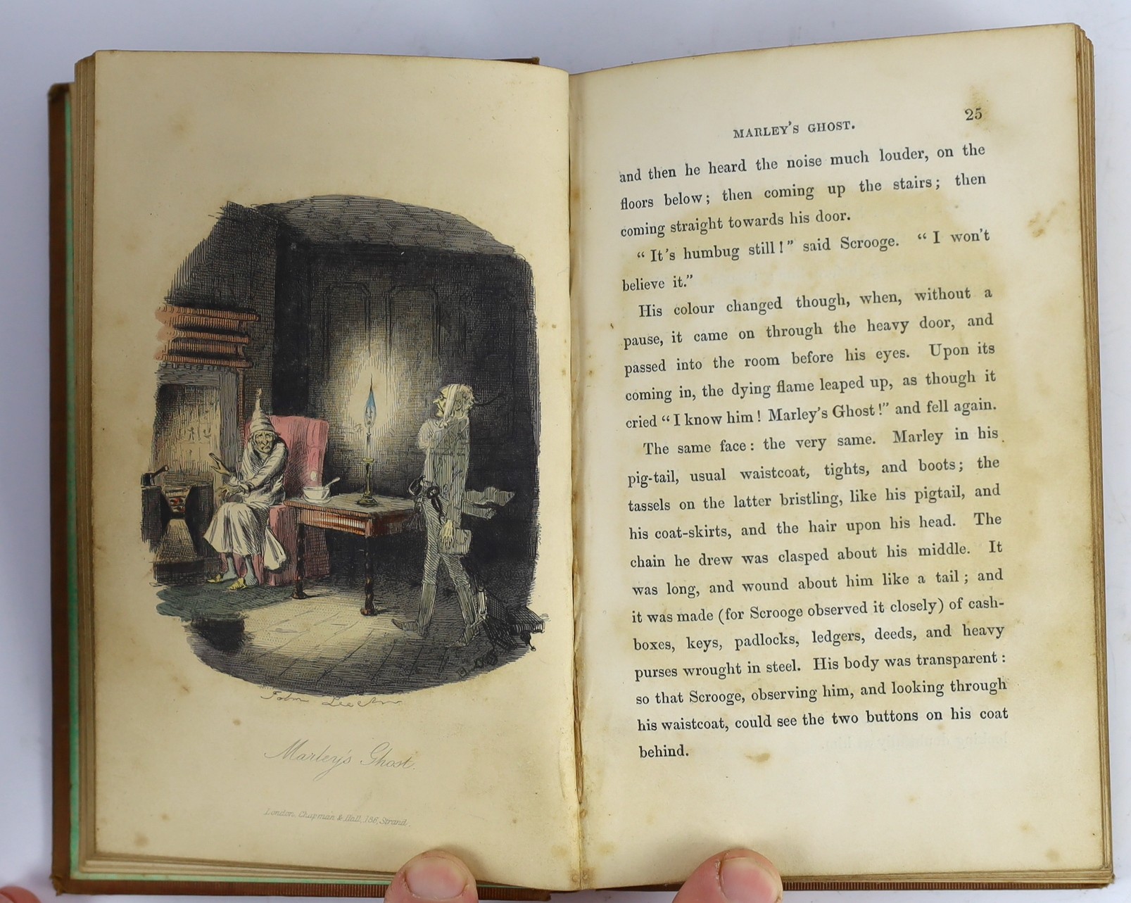 ° ° Dickens, Charles - A Christmas Carol, in Prose, Being a Ghost Story of Christmas, 1st edition, - Image 9 of 23