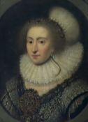 Cornelius Johnson (Dutch, 1593-1661) Portrait of Elizabeth of Bohemia, “The Winter Queen’’, daughter