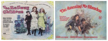Two British Quad film Posters: ‘’The Railway Children’’(1970), artwork by Arnaldo Putzu, 76 x