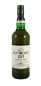 A boxed bottle of Laphroaig Vintage 1977 Islay Single Malt Scotch Whisky, 75cl. Single Malt., 43%