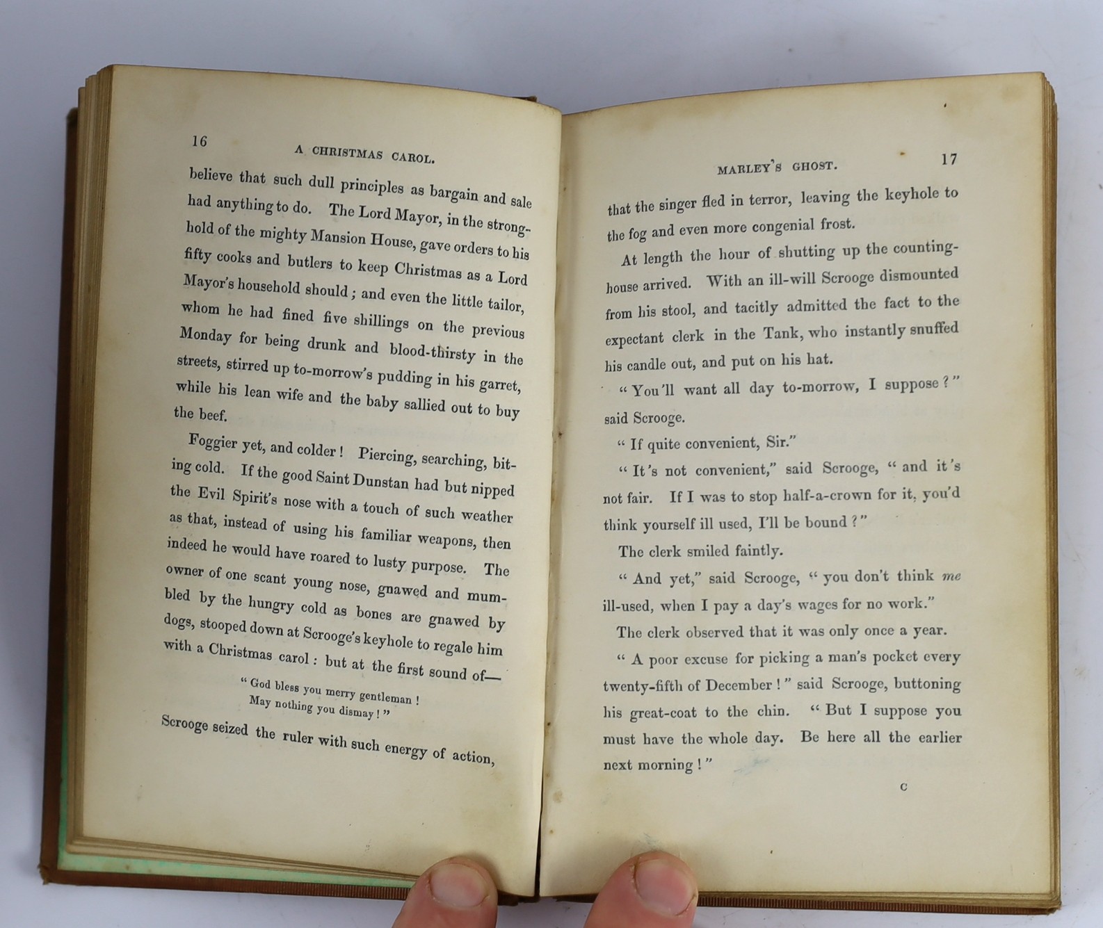 ° ° Dickens, Charles - A Christmas Carol, in Prose, Being a Ghost Story of Christmas, 1st edition, - Image 10 of 23