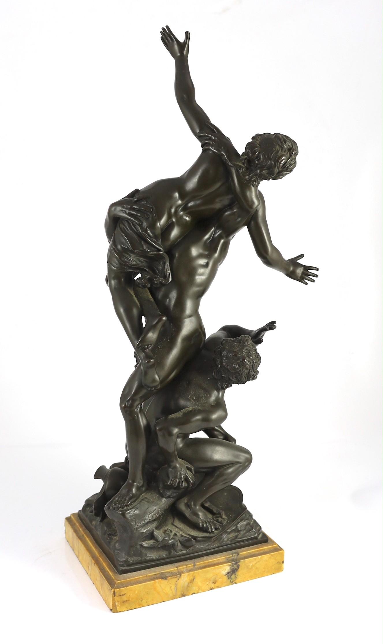 After Giambologna (1529-1608). A late 19th century French Grand Tour bronze group, 'The Rape of - Image 4 of 6