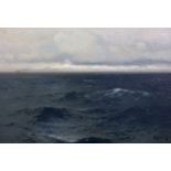 Aleksei Vasilievich Von Hanzen (Russian, 1876- 1937) Open seascapeoil on canvas boardsigned and